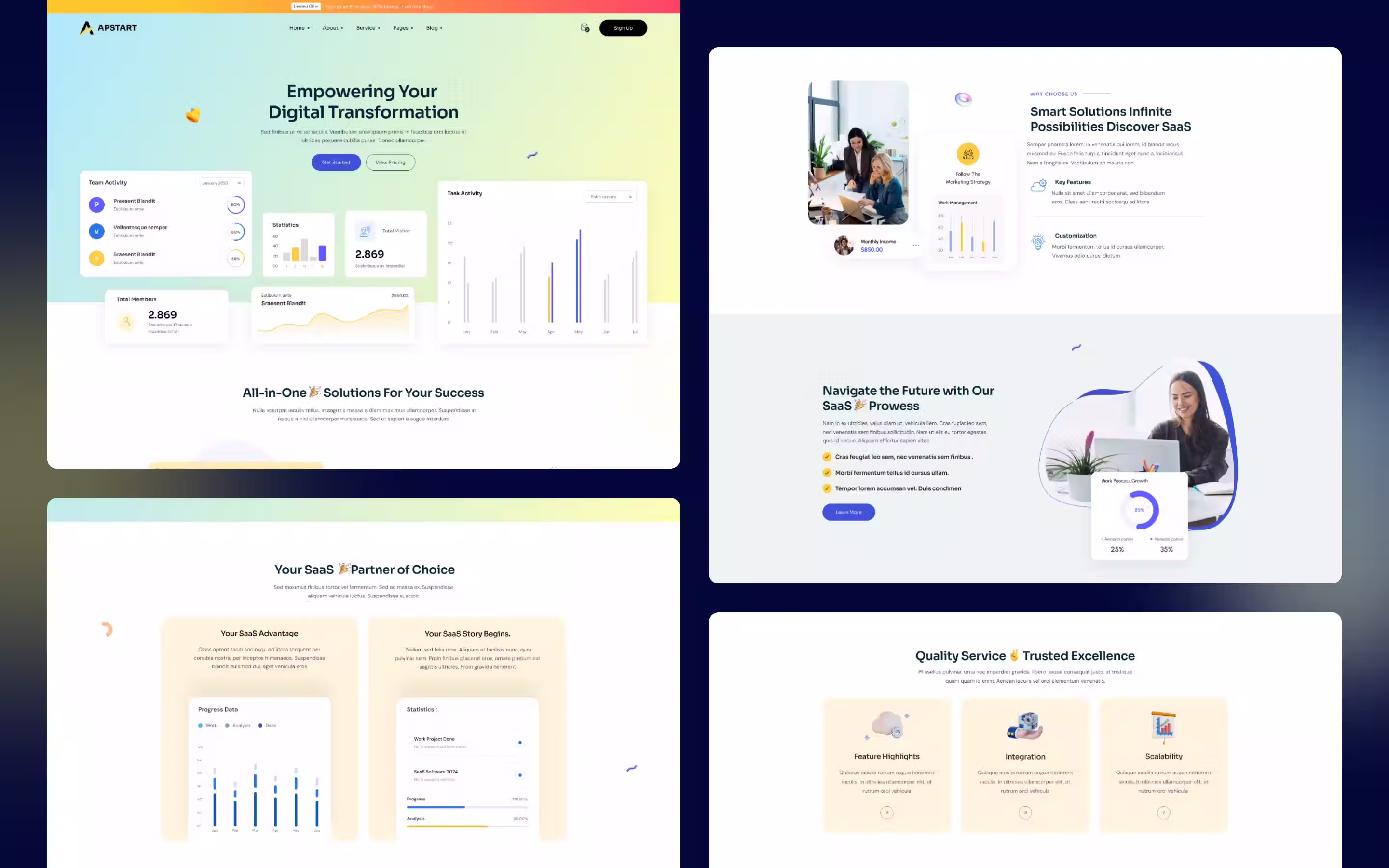 Apstart website screen 2