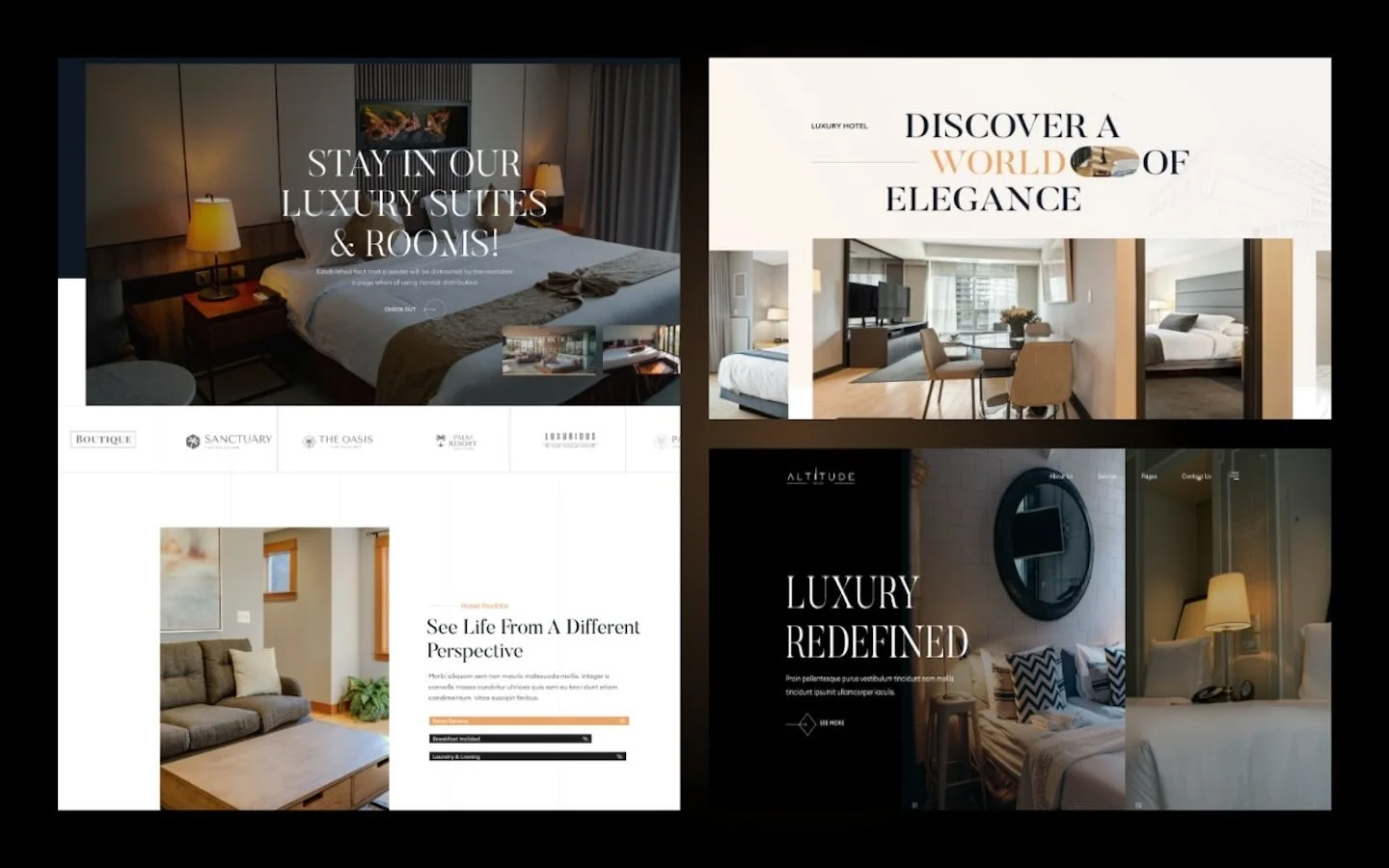 Aristo website screens