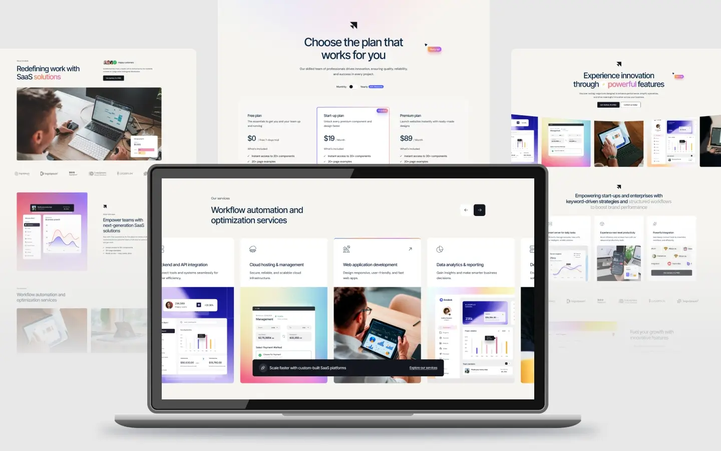 Arodesk website screen 2