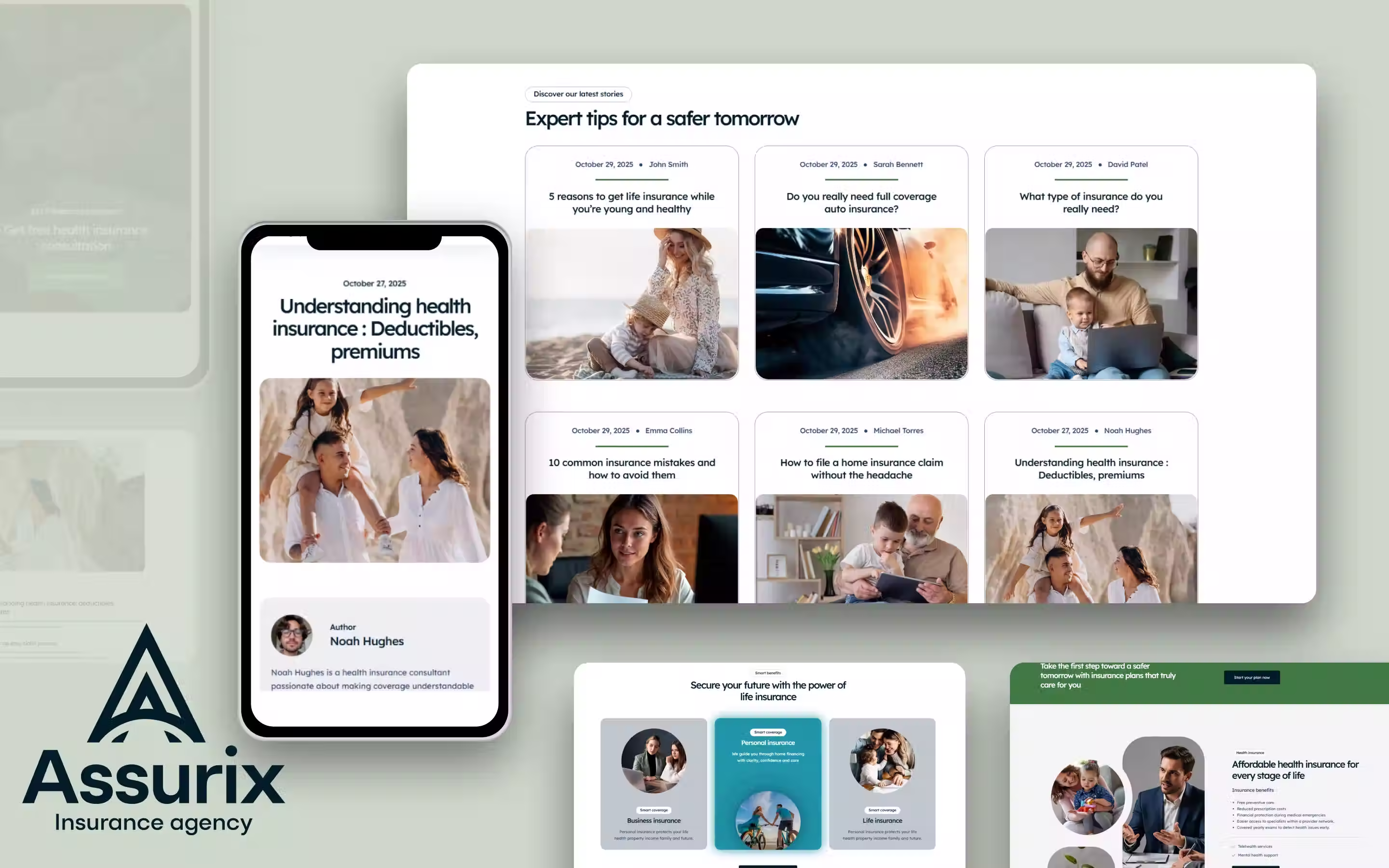Assurix website screen 2