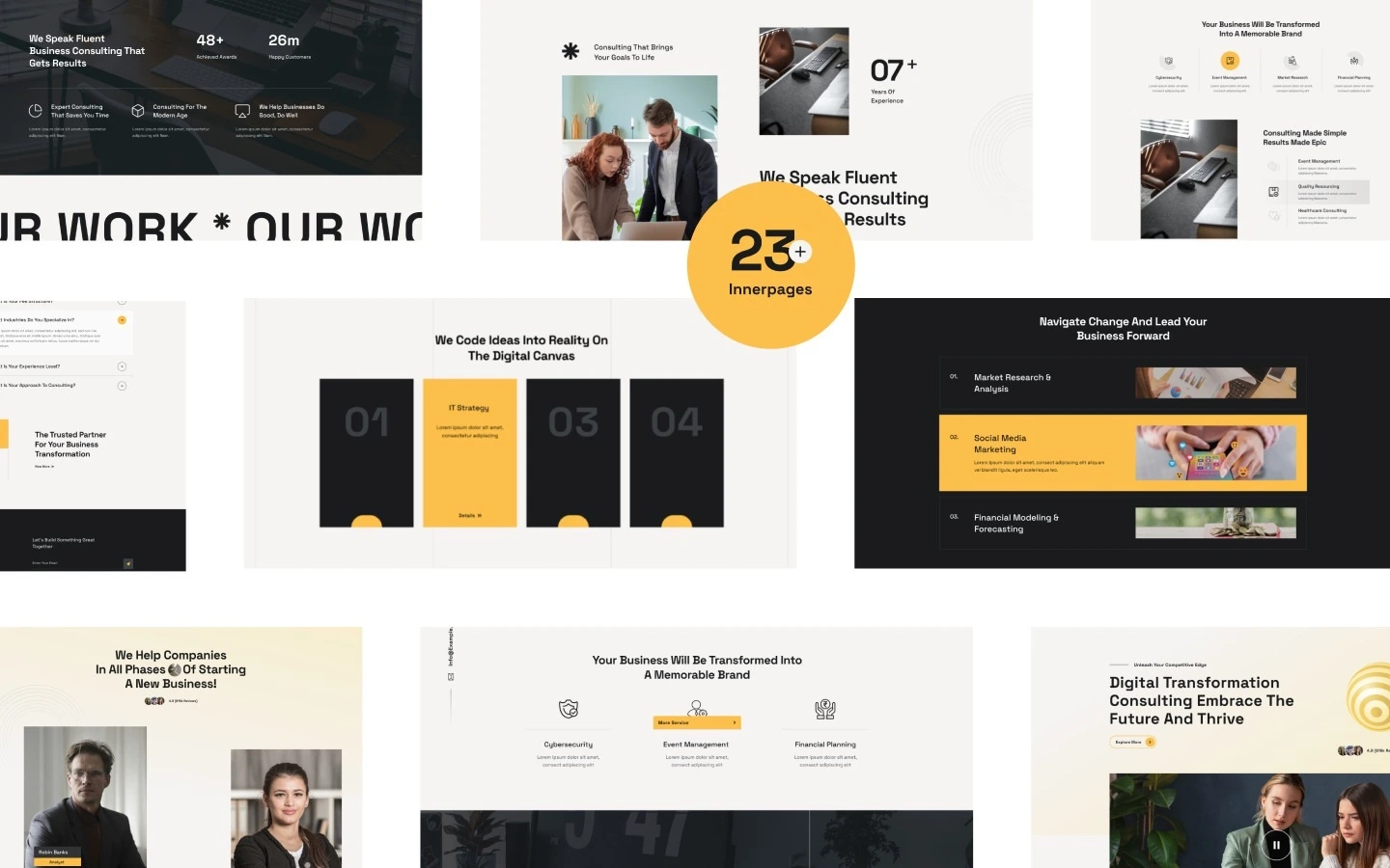 Avenor website screen 2