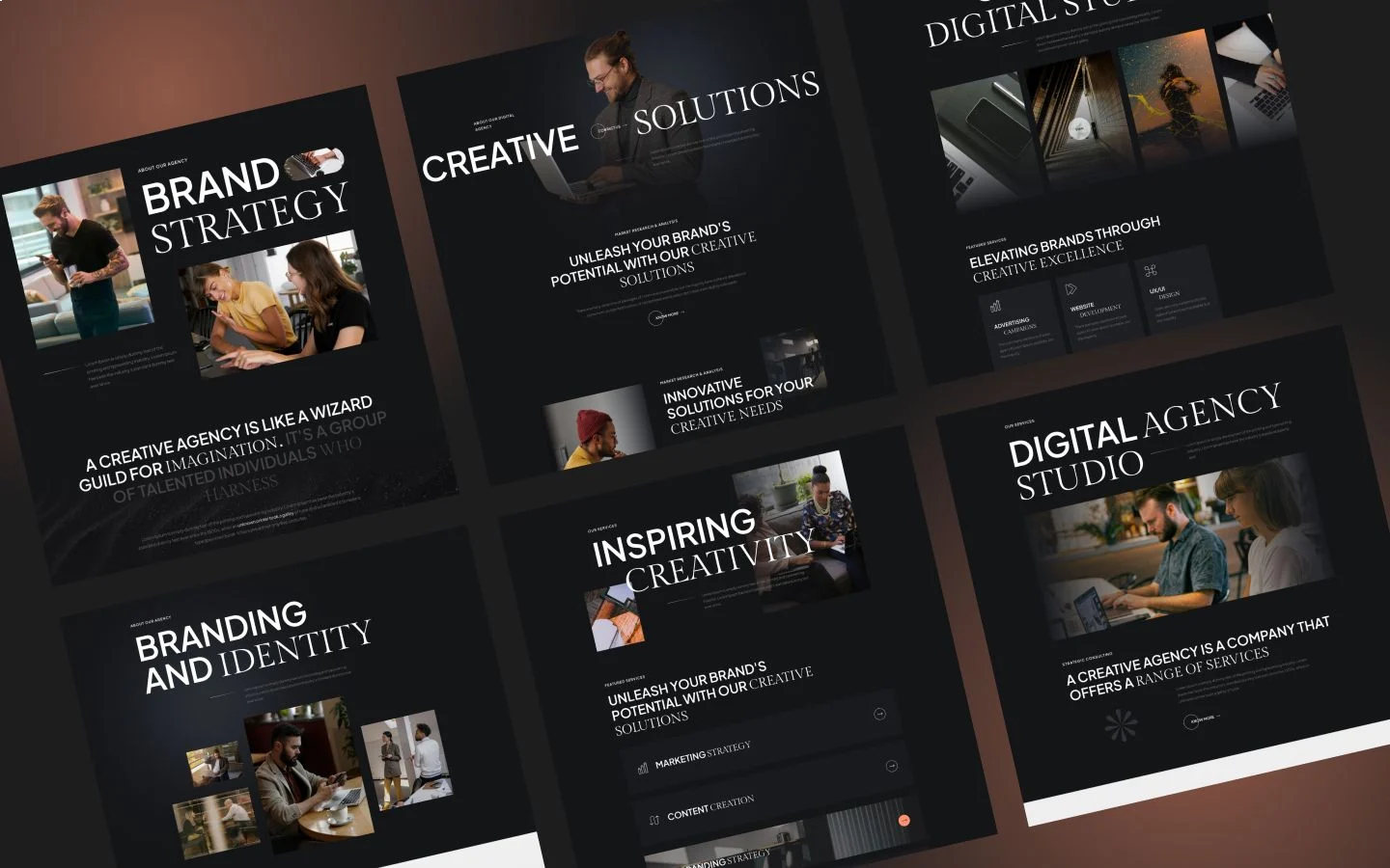 Avrigo website screens