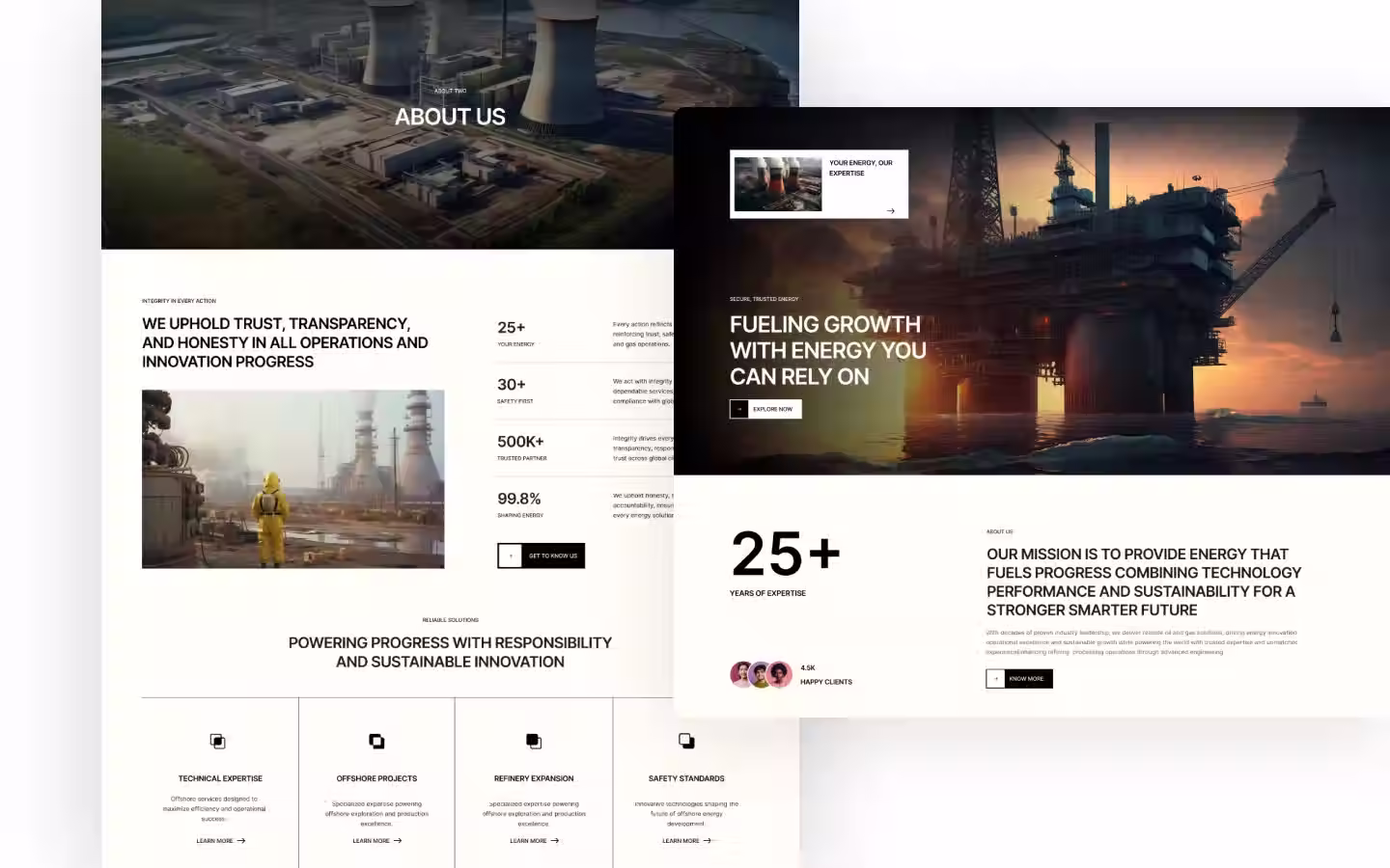 Axtira website screen 3