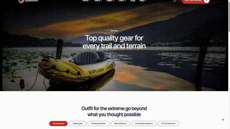 E-commerce template