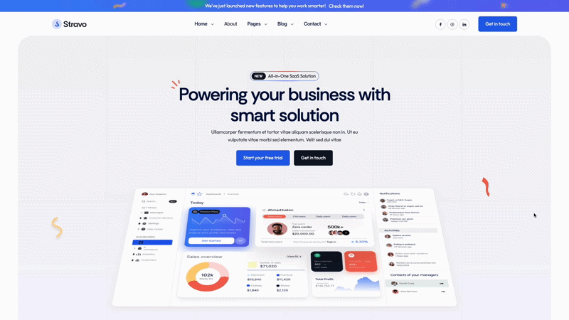 Saas template