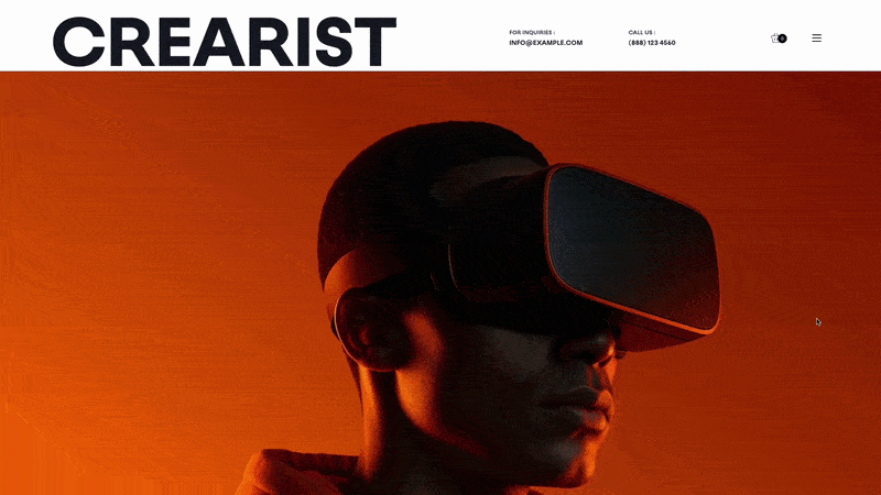 Creative agency template