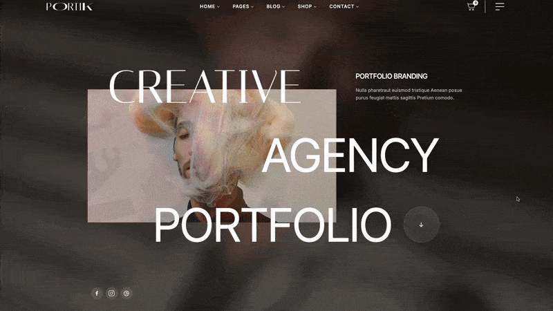 Creative agency template