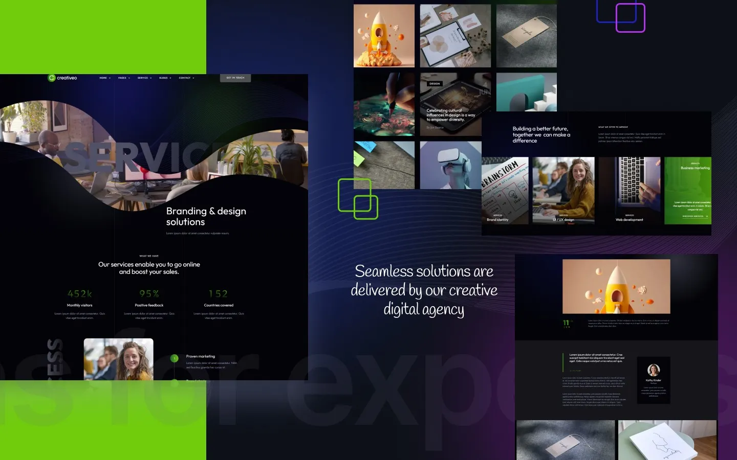 Creativeo website screen 3