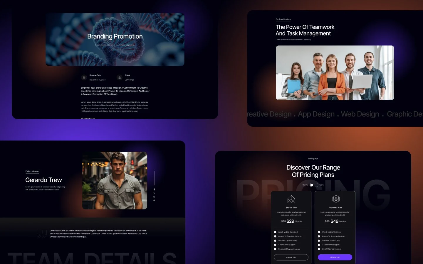Creto website screen 3