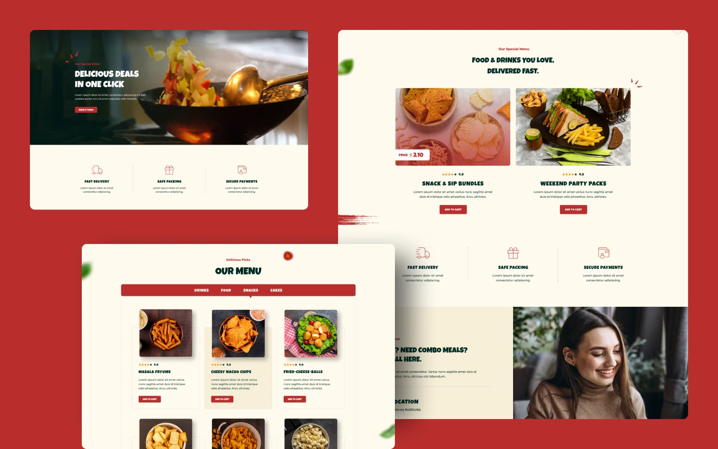 Restaurant template