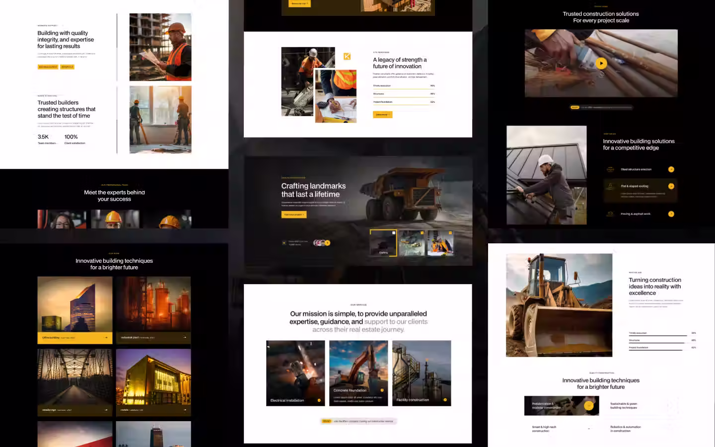 Kontix website screens