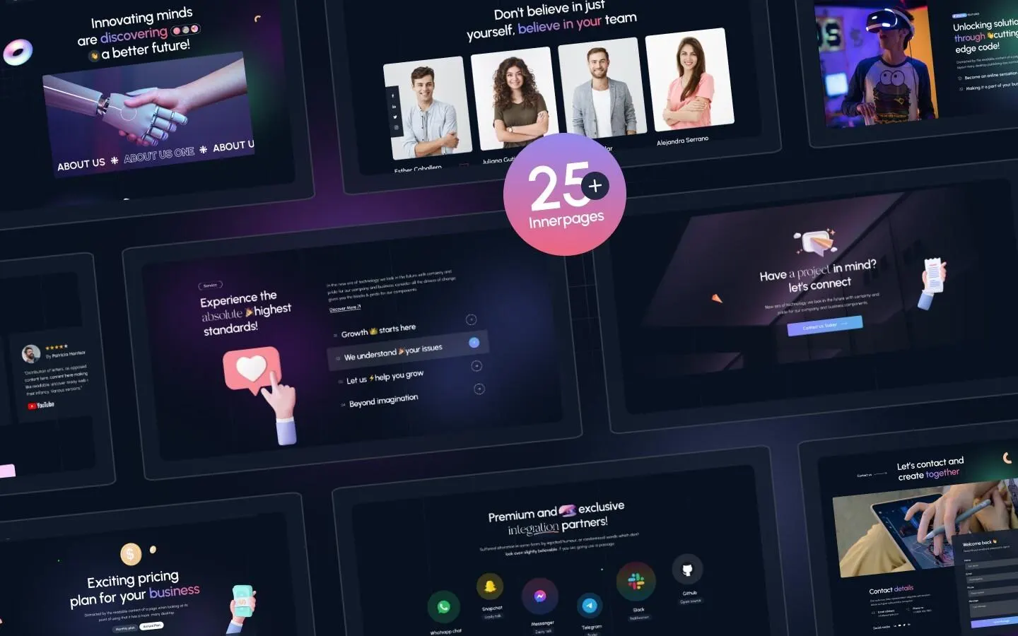 Kreativa website screen 2