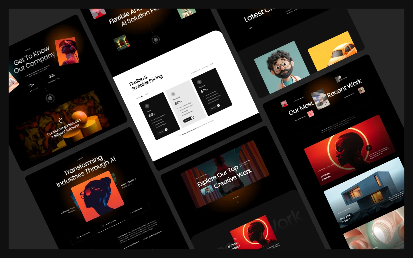Kreativedge website screen 2