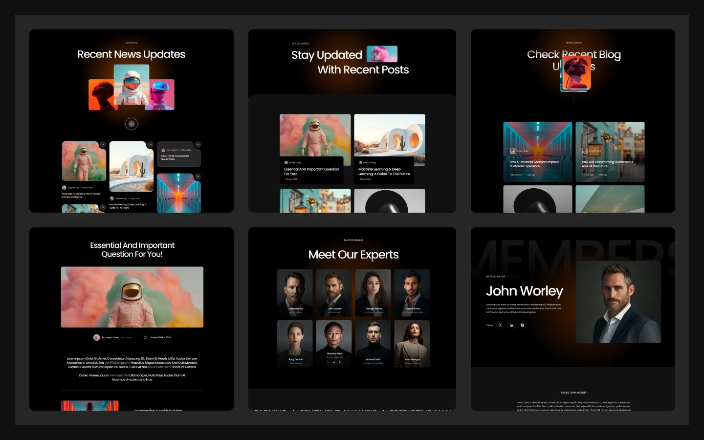 Kreativedge website screen 3