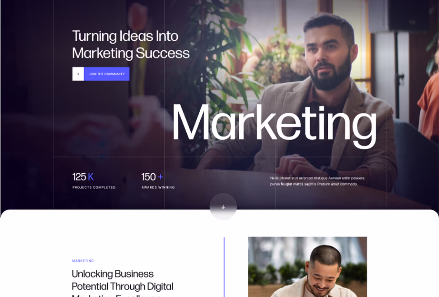 Markem website screen 3