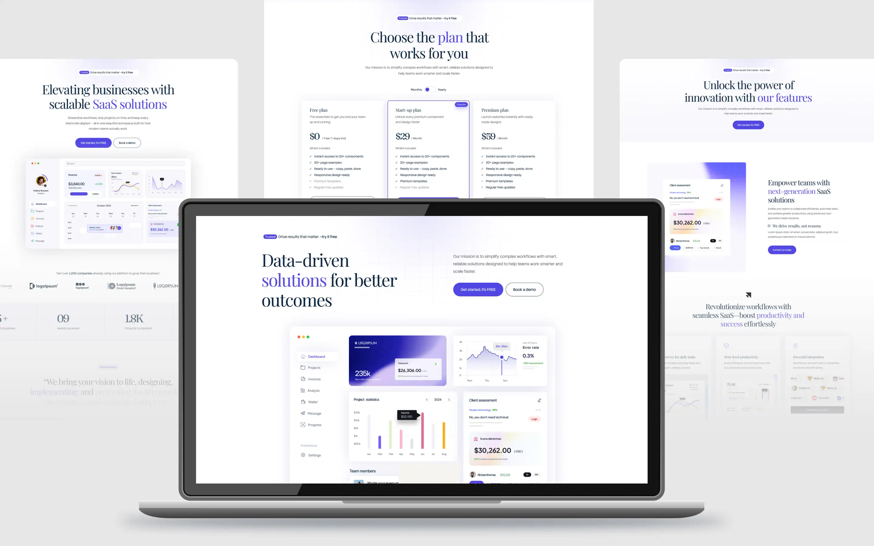 Operio website screen 2