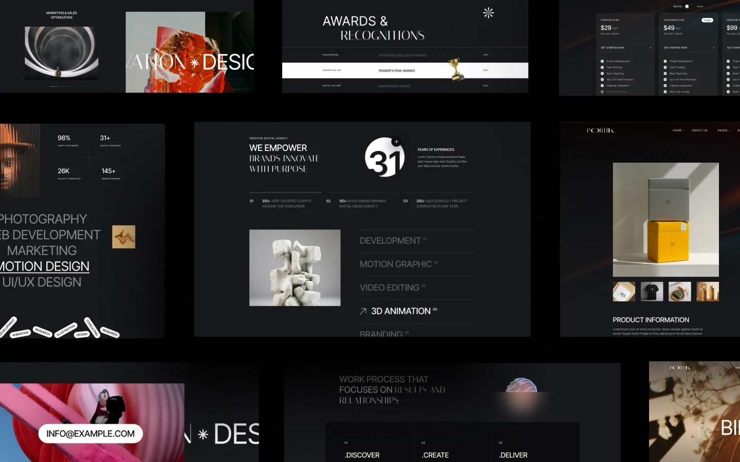 Portik website screen 2