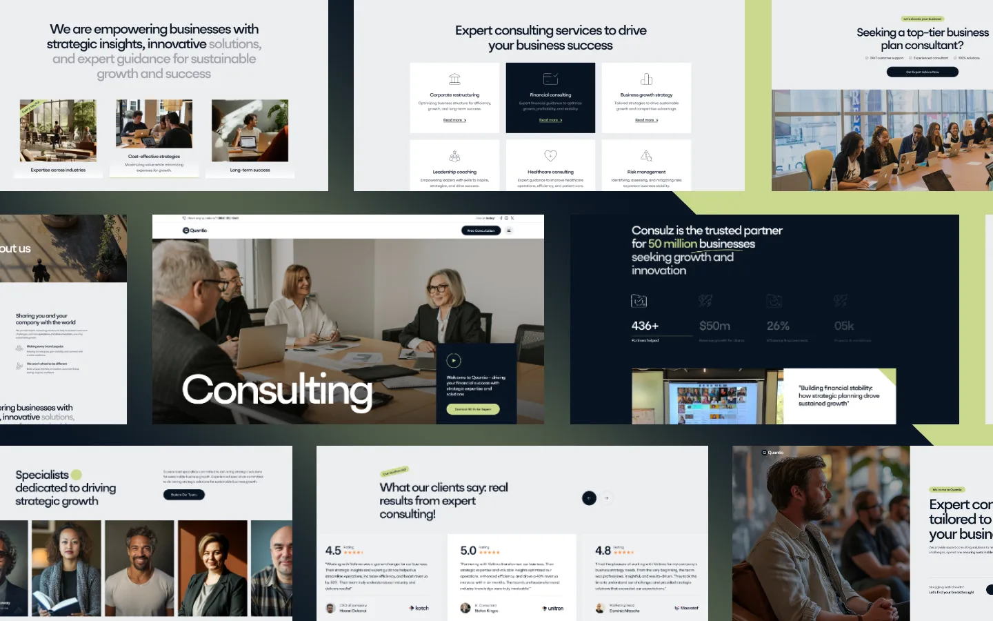 Quantio website screen 2