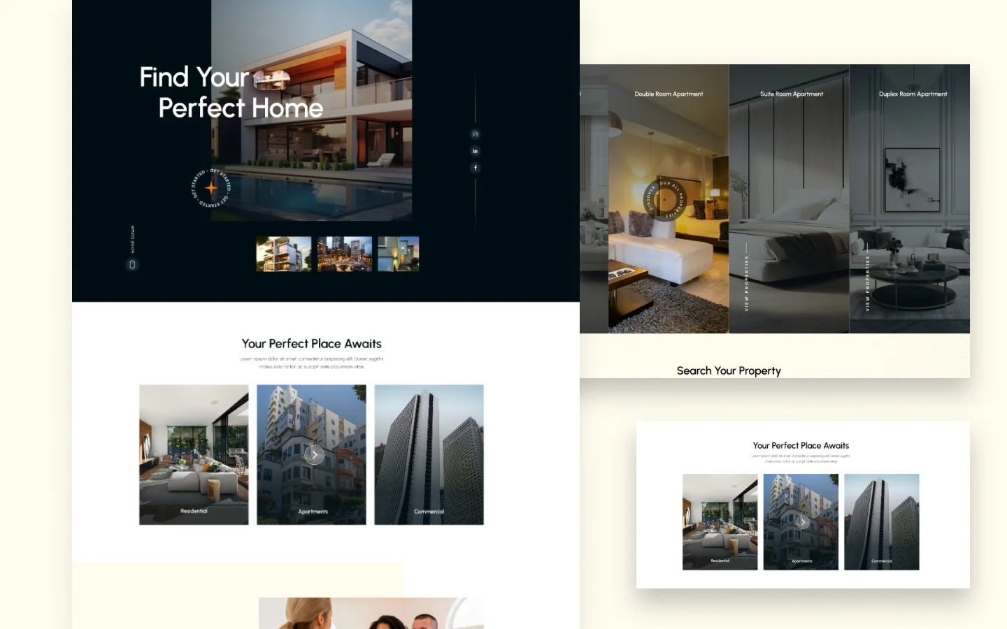 Realestia website screen 2
