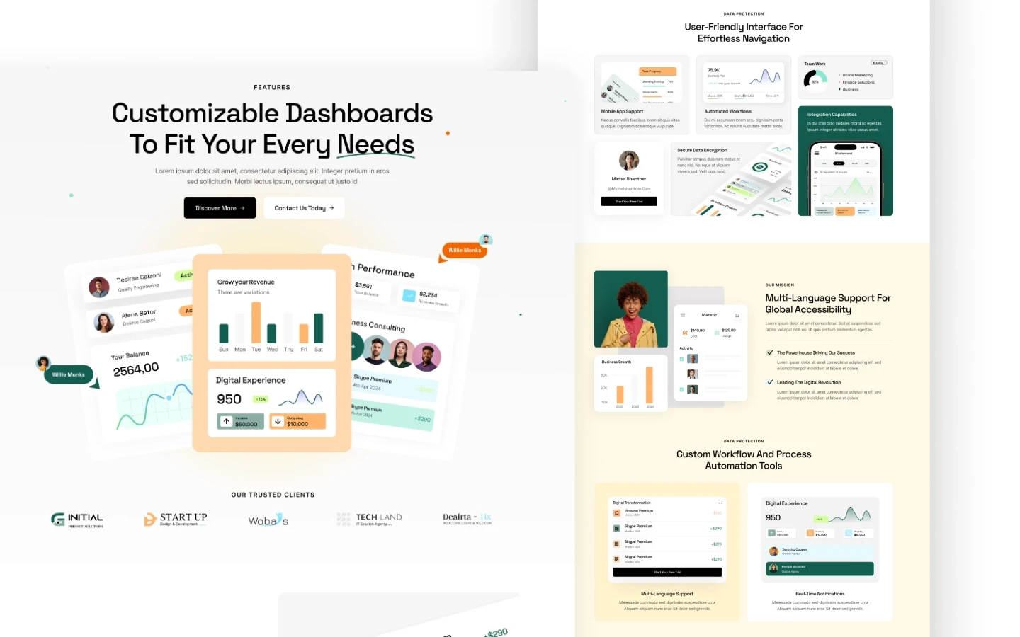 Saasyfy website screen 3