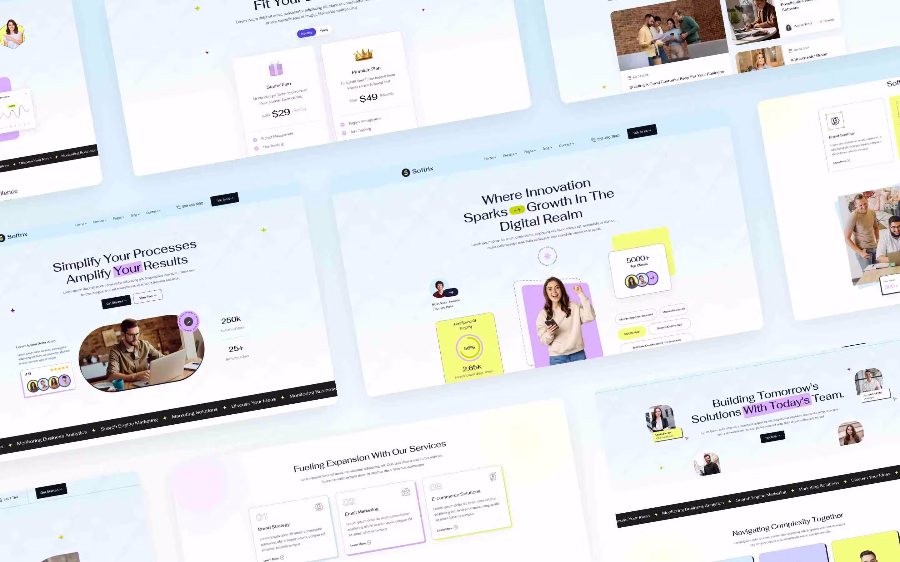 Softrix website screen 2