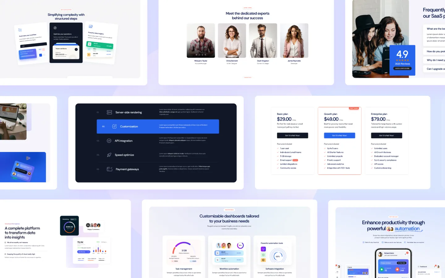 Stravo website screen 2