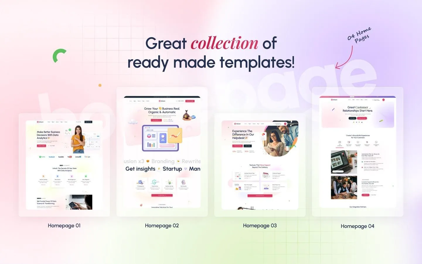 Tekzen website screen 3