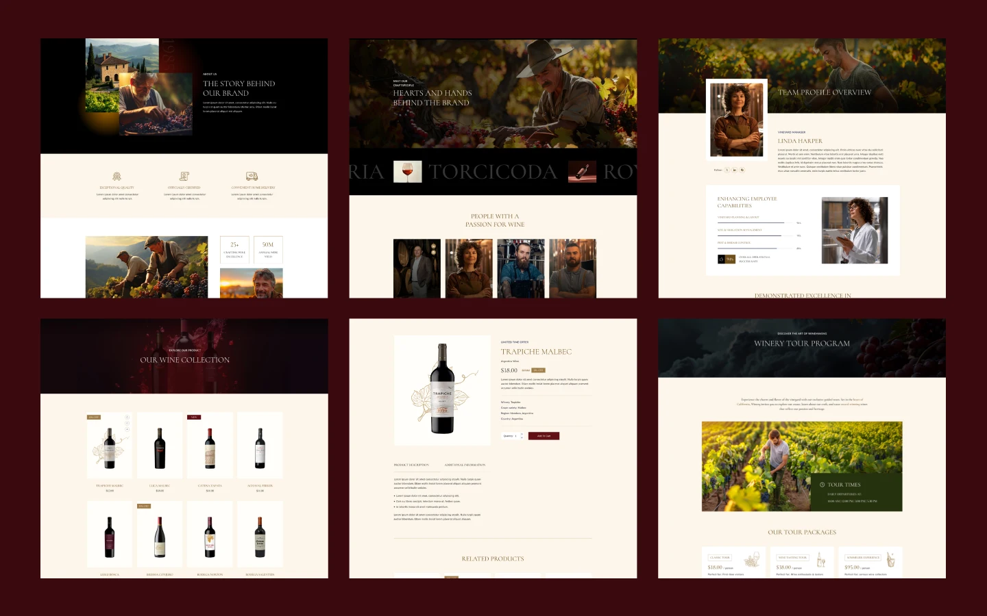 Vinsor website screen 2